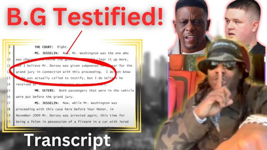 1090 Jake Exposes B.G. Testifying at The Grand Jury, Boosie GOES OFF on B.G. Haters!?